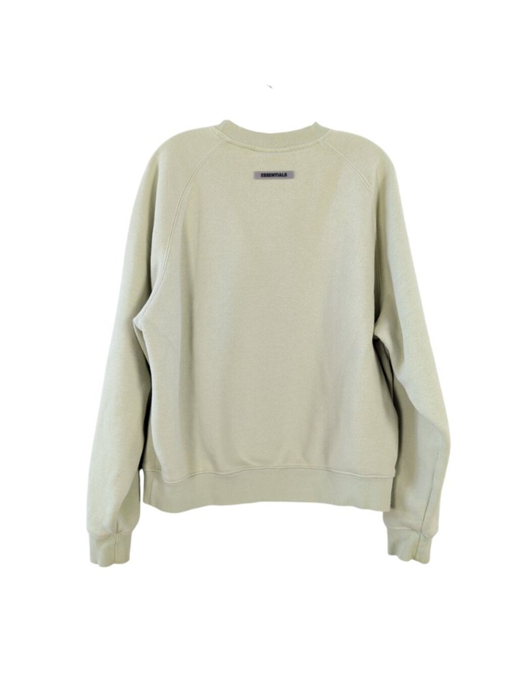 Fear of God Essentials Sweatshirt Mens S Sage Green Logo Crewneck Fleece - Picture 3 of 16